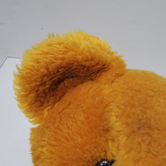 Vintage Old Teddy Bear Jestia Orange Brown #1005 Jointed Made in Japan Antique - Picture 14 of 15